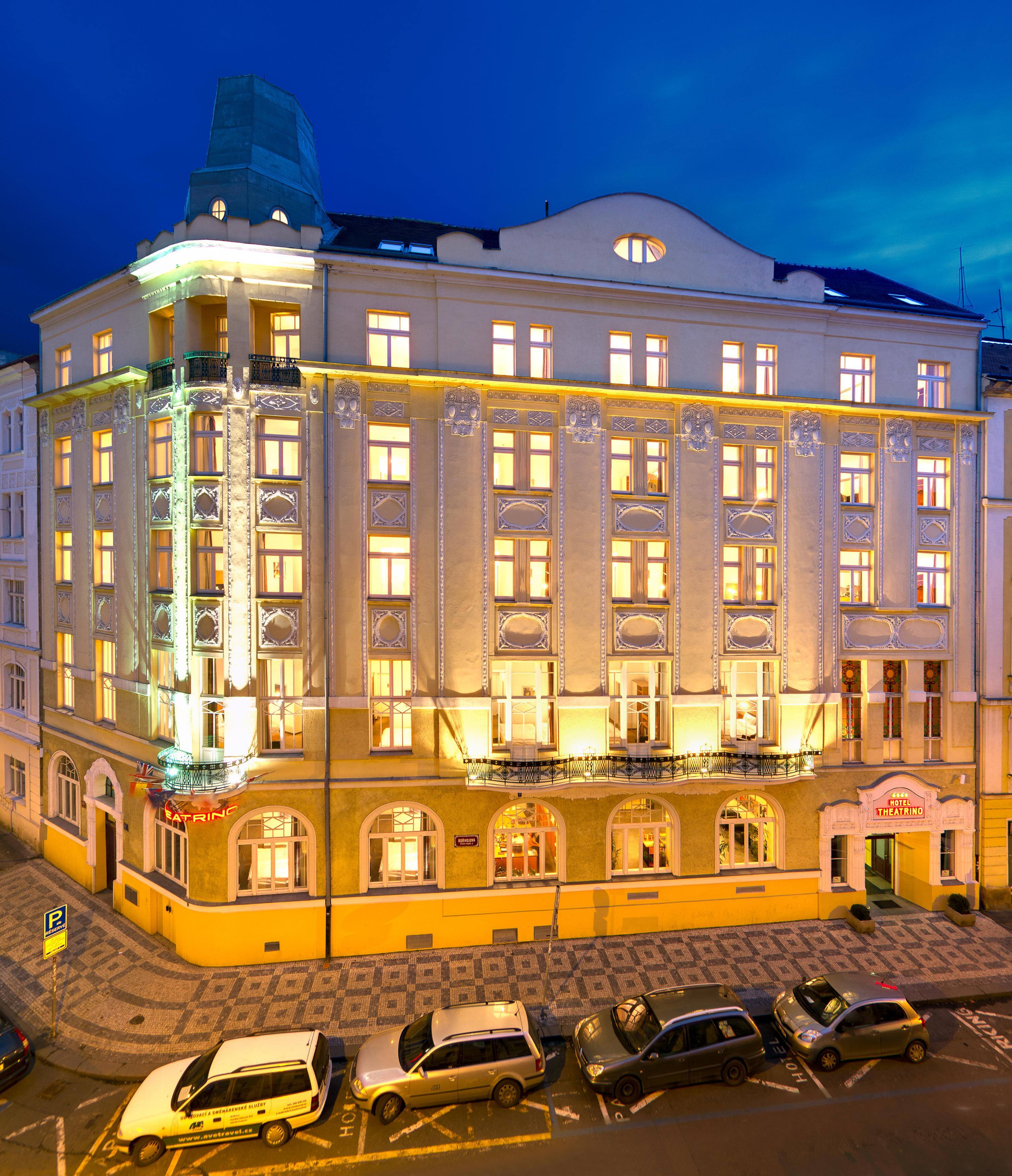 Theatrino Hotel Praha Bagian luar foto